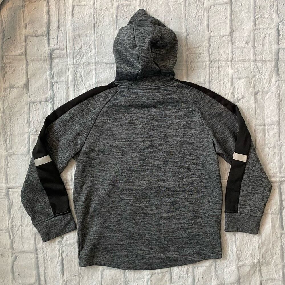 The Childrens place sport youth boys L pullover hoodie black & grey - Picture 5 of 5